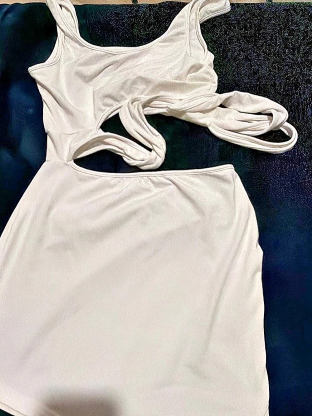 White Cutout Mini Dress Like New